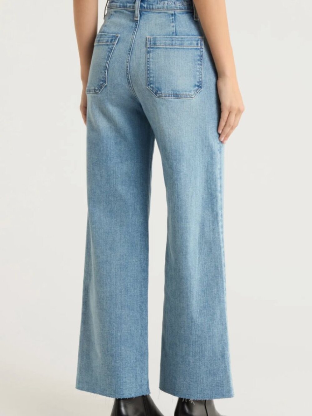 Favorite Daughter Mischa Wide-Leg Jeans, Size 31 - Picture 3 of 7
